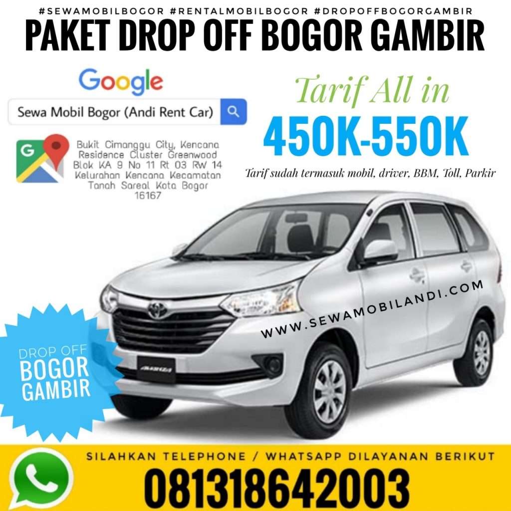 Sewa Mobil Bogor Stasiun Gambir Drop Off Sewa Mobil Murah Rental